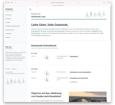 Kirche im Wilsdruffer Land